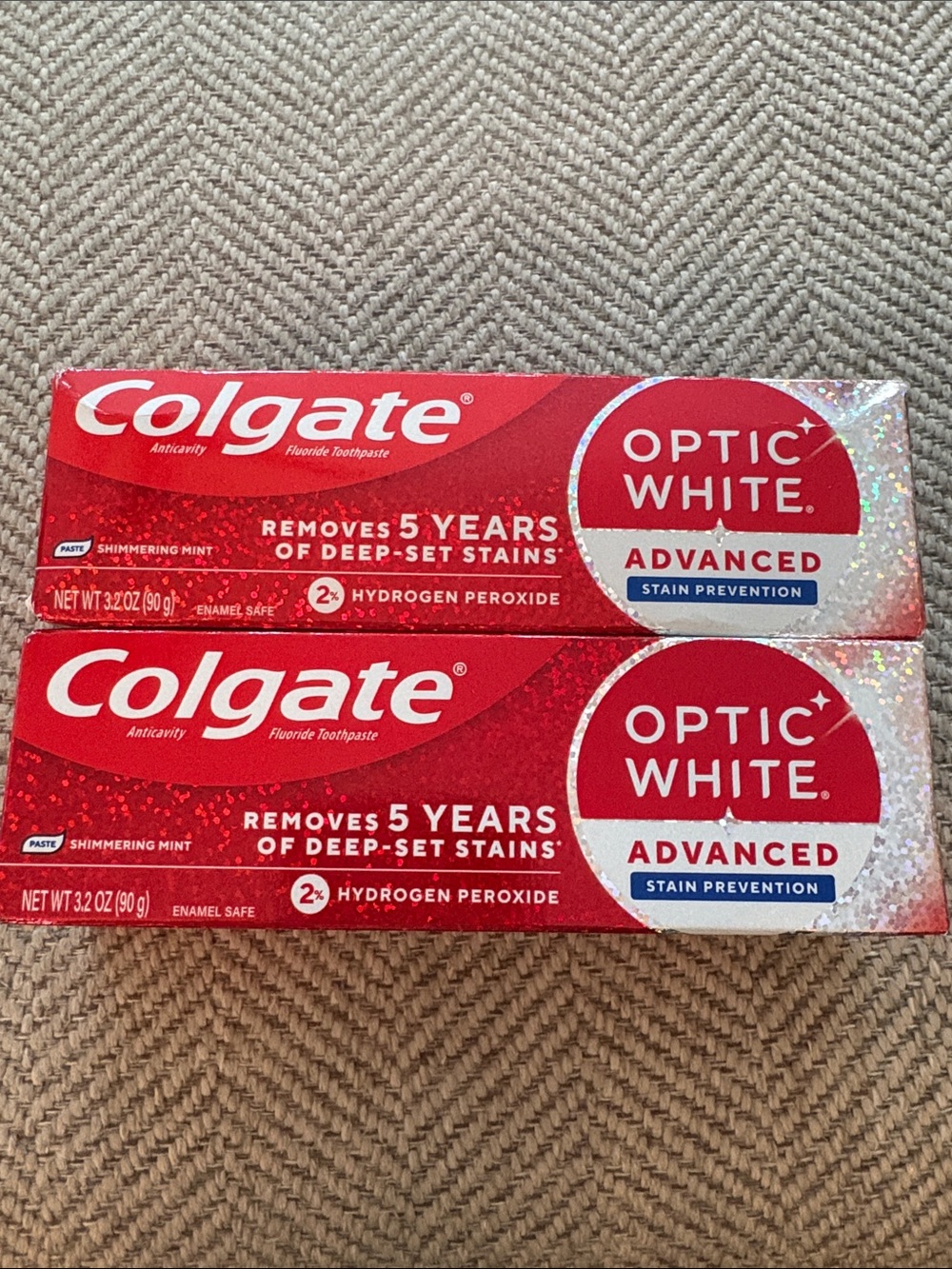 Colgate Optic White Stain Prevention Toothpaste Bundle